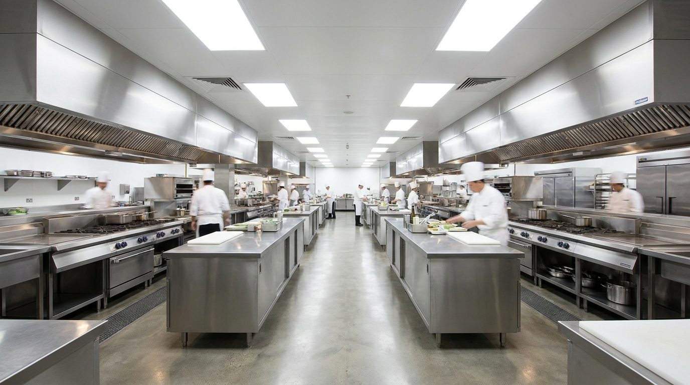 Hotel food and beverage equipment list, department by department