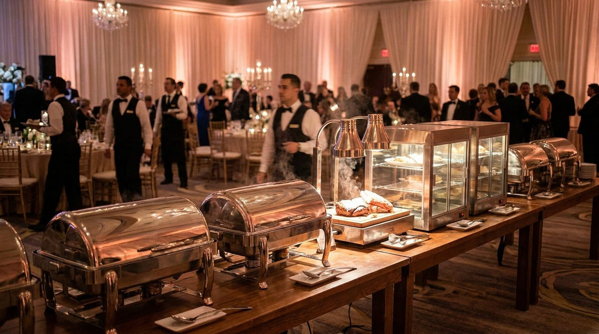 Banquet hall equipment list: planning by service style, not by guest count