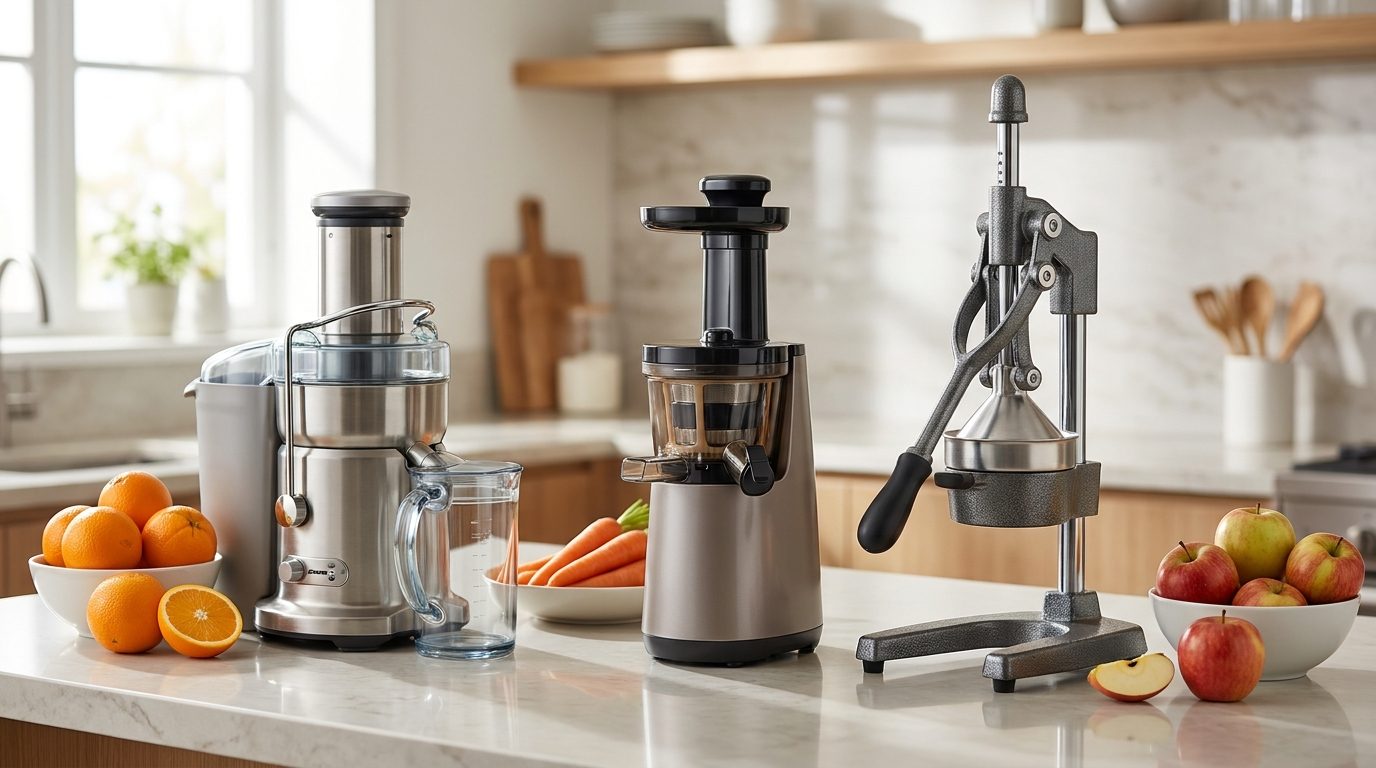 Types of juicers explained: centrifugal, masticating and commercial extractors