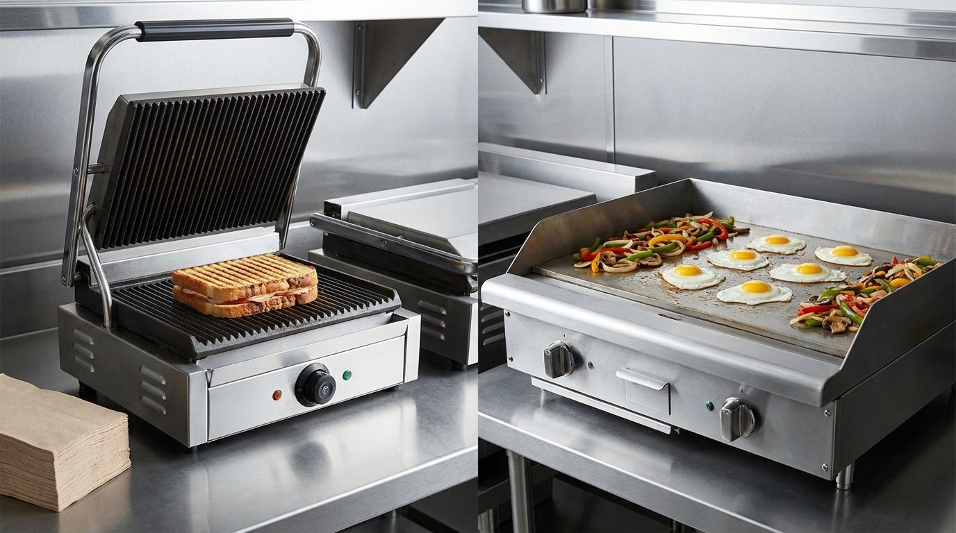 Panini Press vs Griddle Plate: Choosing the Right Cooking Surface