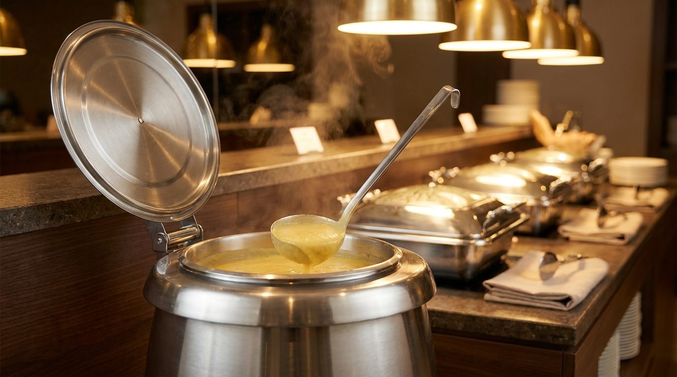 Soup Kettle Commercial Use: Holding, Sizing and Service