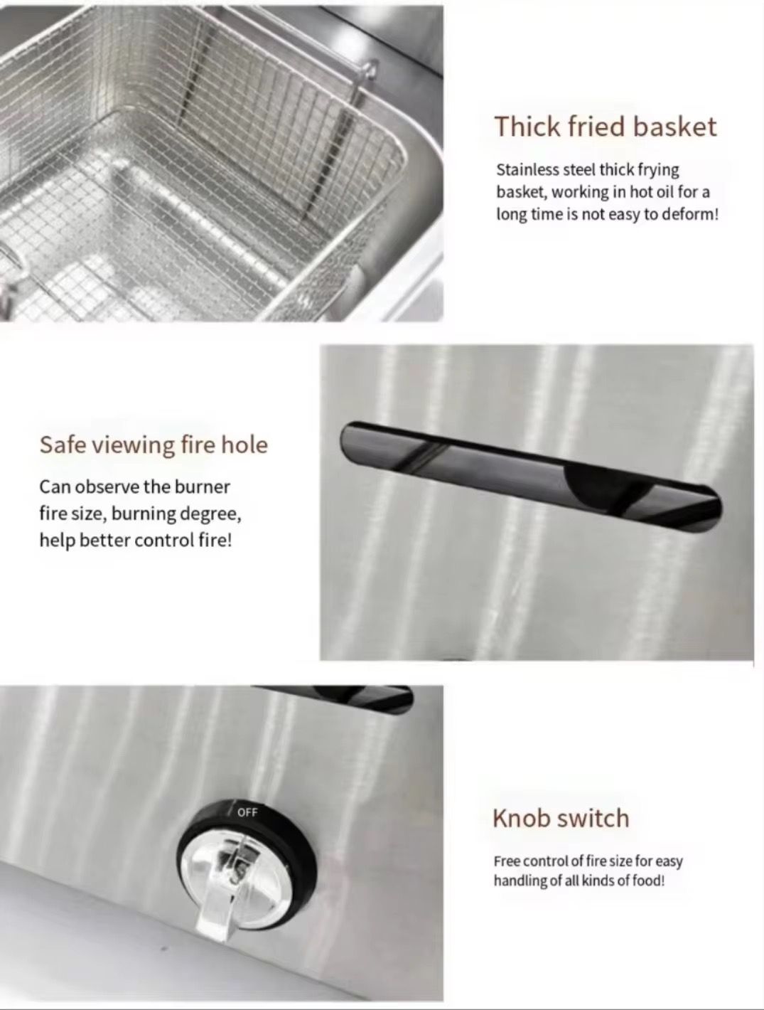 Industrial Gas Fryer 25L