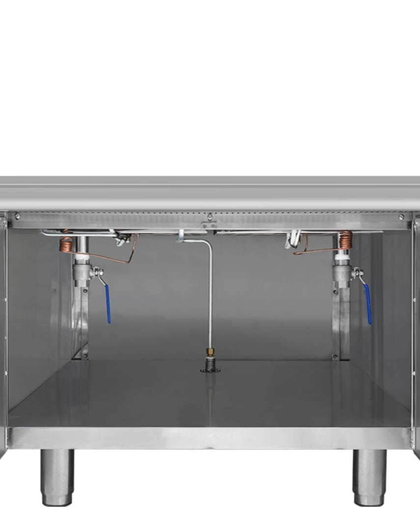 Industrial Pasta Boiler with Cabinet 12 Buckets