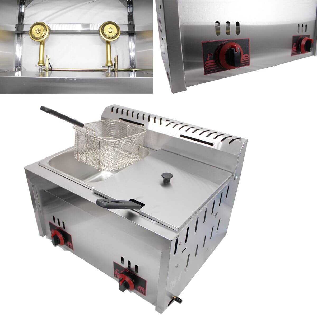 Industrial 14L Gas Deep fryer