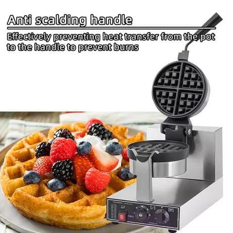 Industrial Rotary Waffle Maker - Single