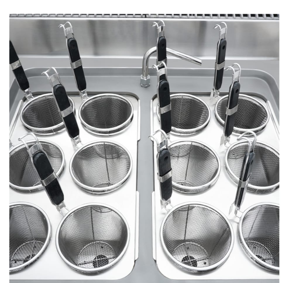 Industrial Pasta Boiler with Cabinet 12 Buckets