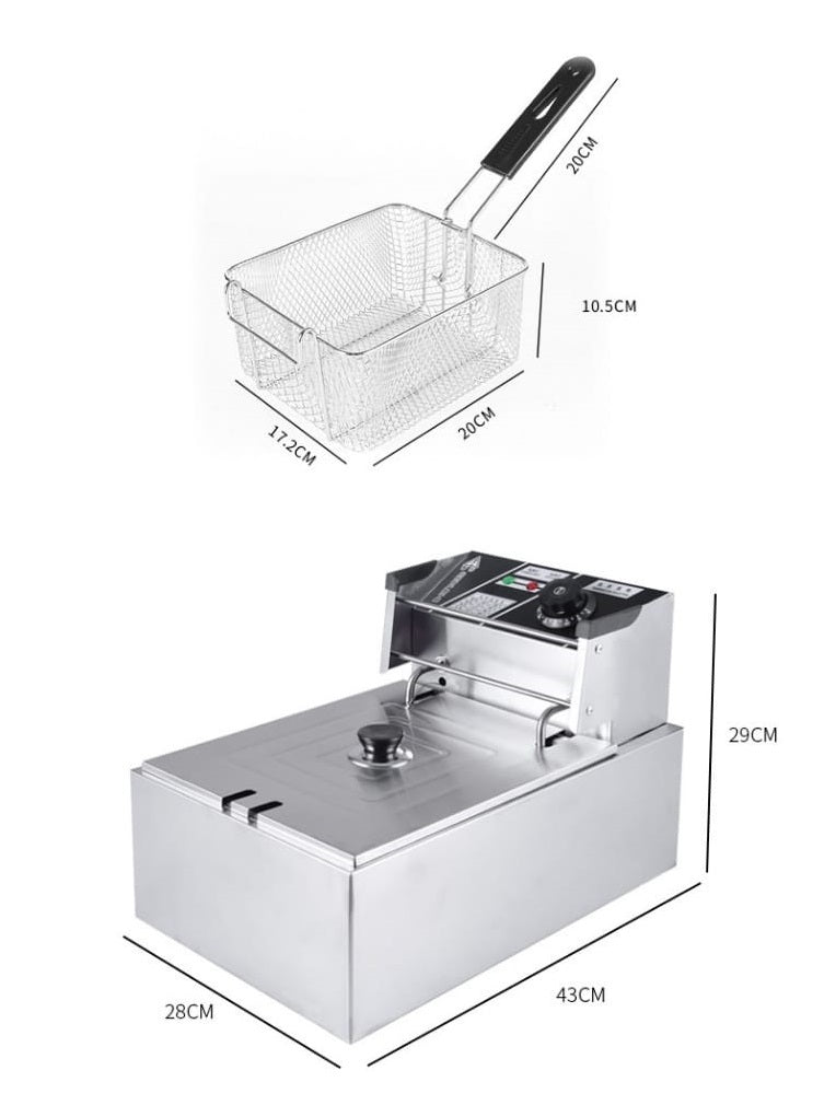 Industrial 6L Electric Deep fryer