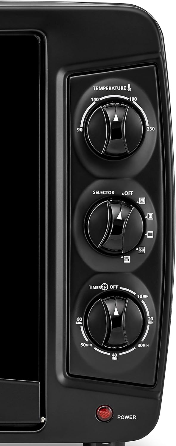 Black & Decker 35L Toaster Oven with Double Glass & Rotisserie Oven