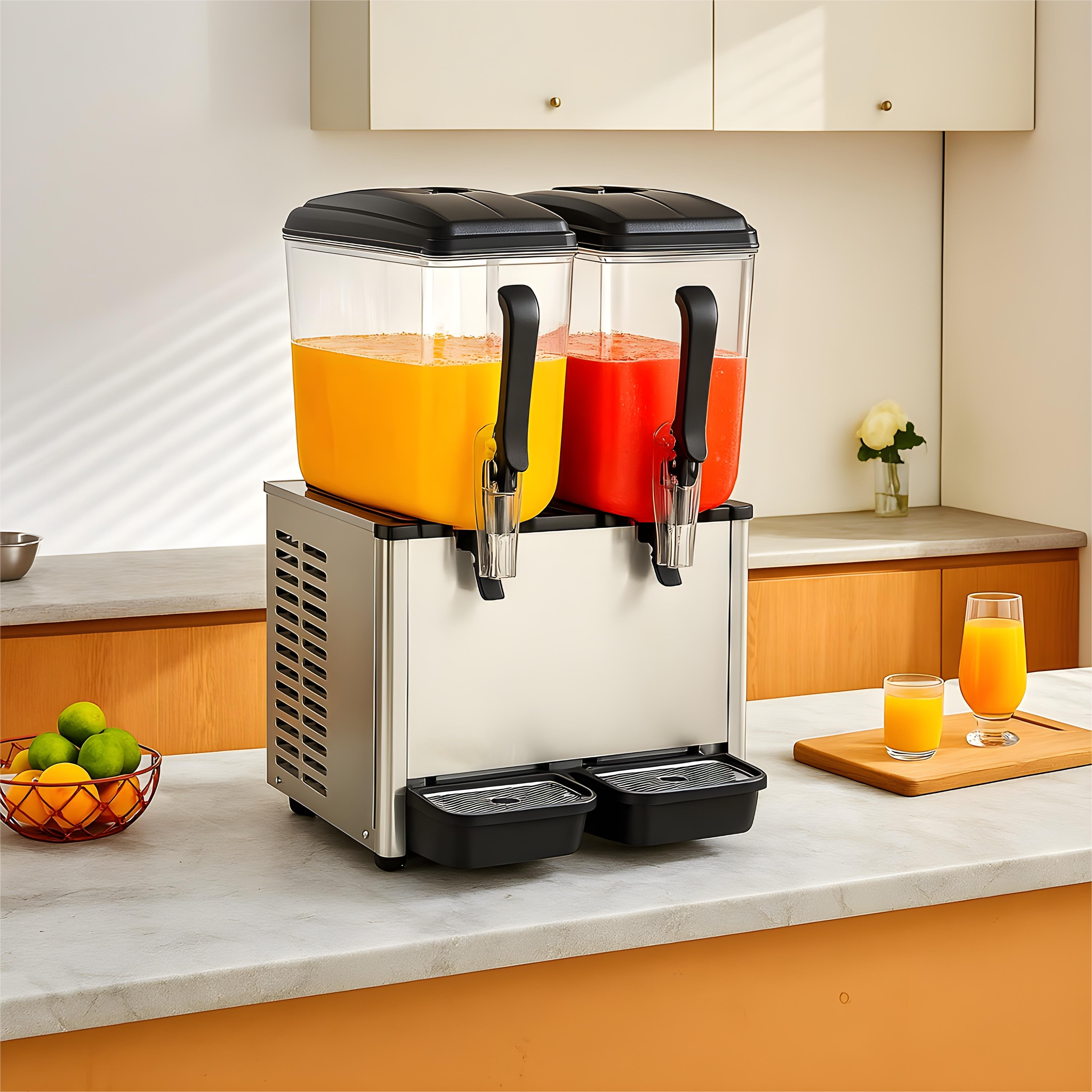 Industrial 12L Double Tank Juice Dispenser