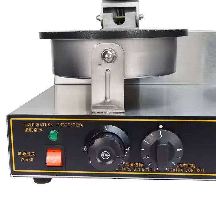 Industrial  Electric Double  Ice Cone Waffle Maker