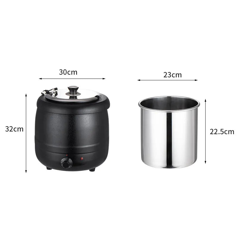 Industrial 10l soup kettle
