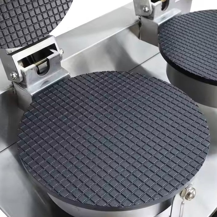 Industrial  Electric Double  Ice Cone Waffle Maker