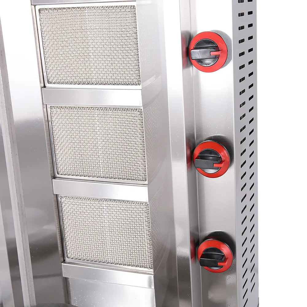 Industrial Gas Shawarma Machine 4 Burner