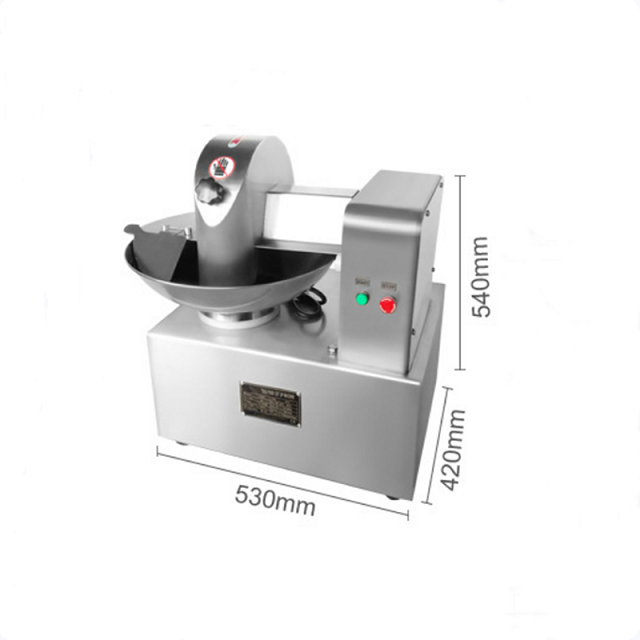 Industrial Electric Food Processing Vacuum Bowl Cutter Machine