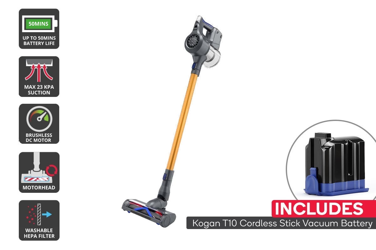 Kogan T10 Pro Cordless 29.6V Stick Vacuum Cleaner
