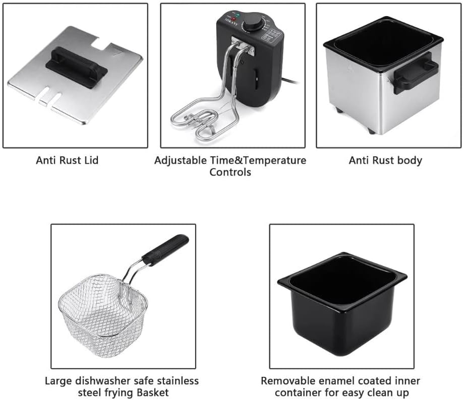 Sokany premium range 1.5L deep fryer