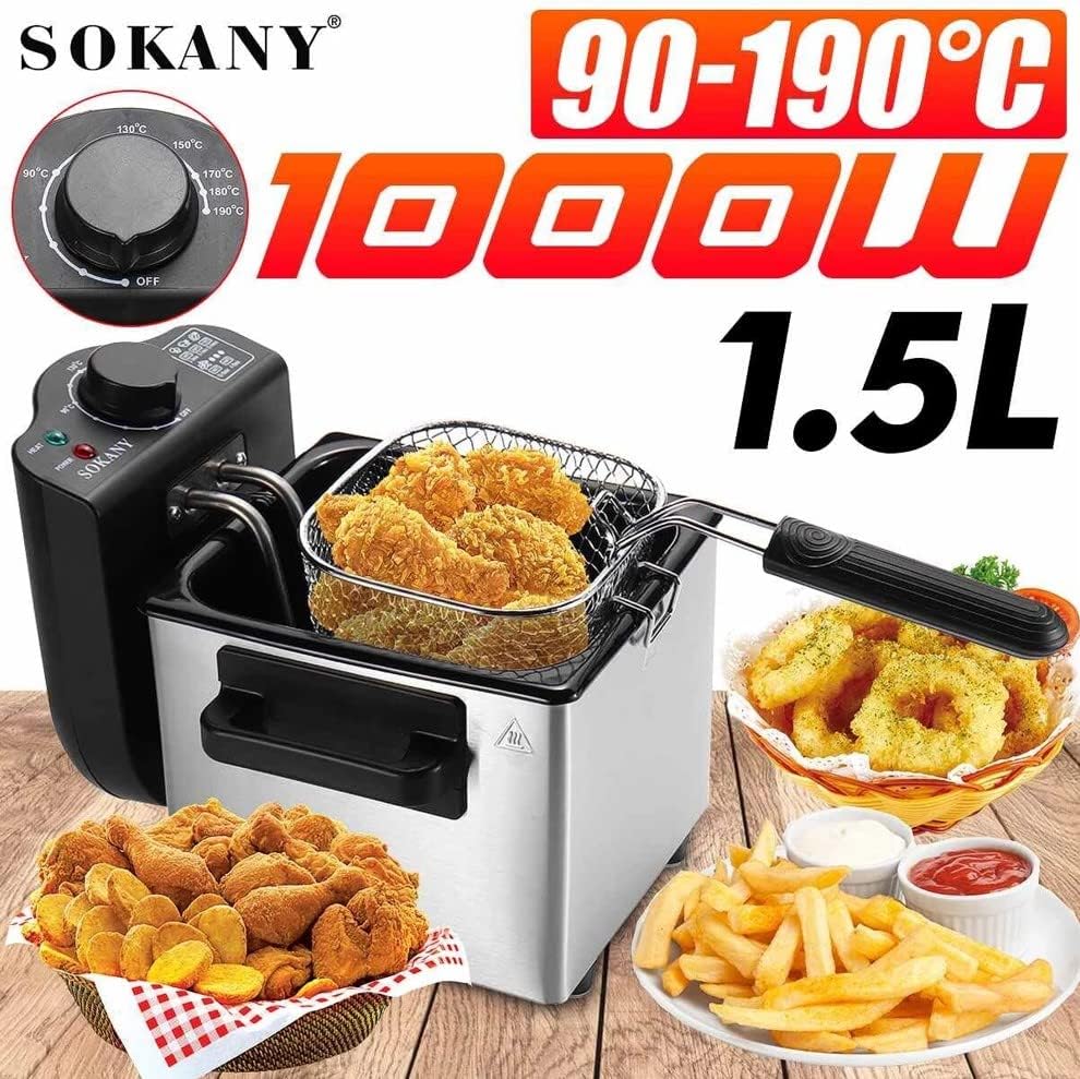 Sokany premium range 1.5L deep fryer