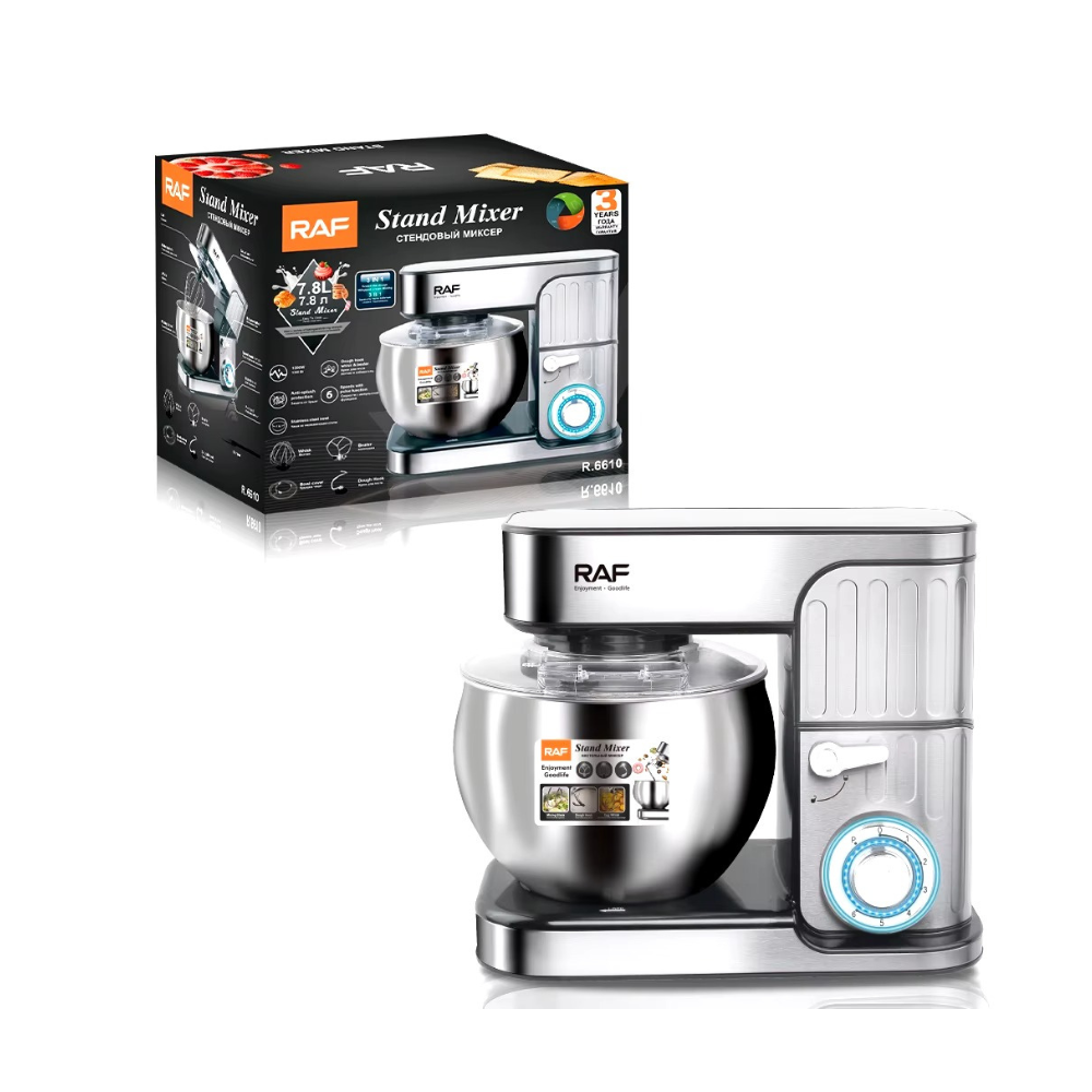 RAF 3 In 1 Stand And Dough Mixer 8L – R.6610