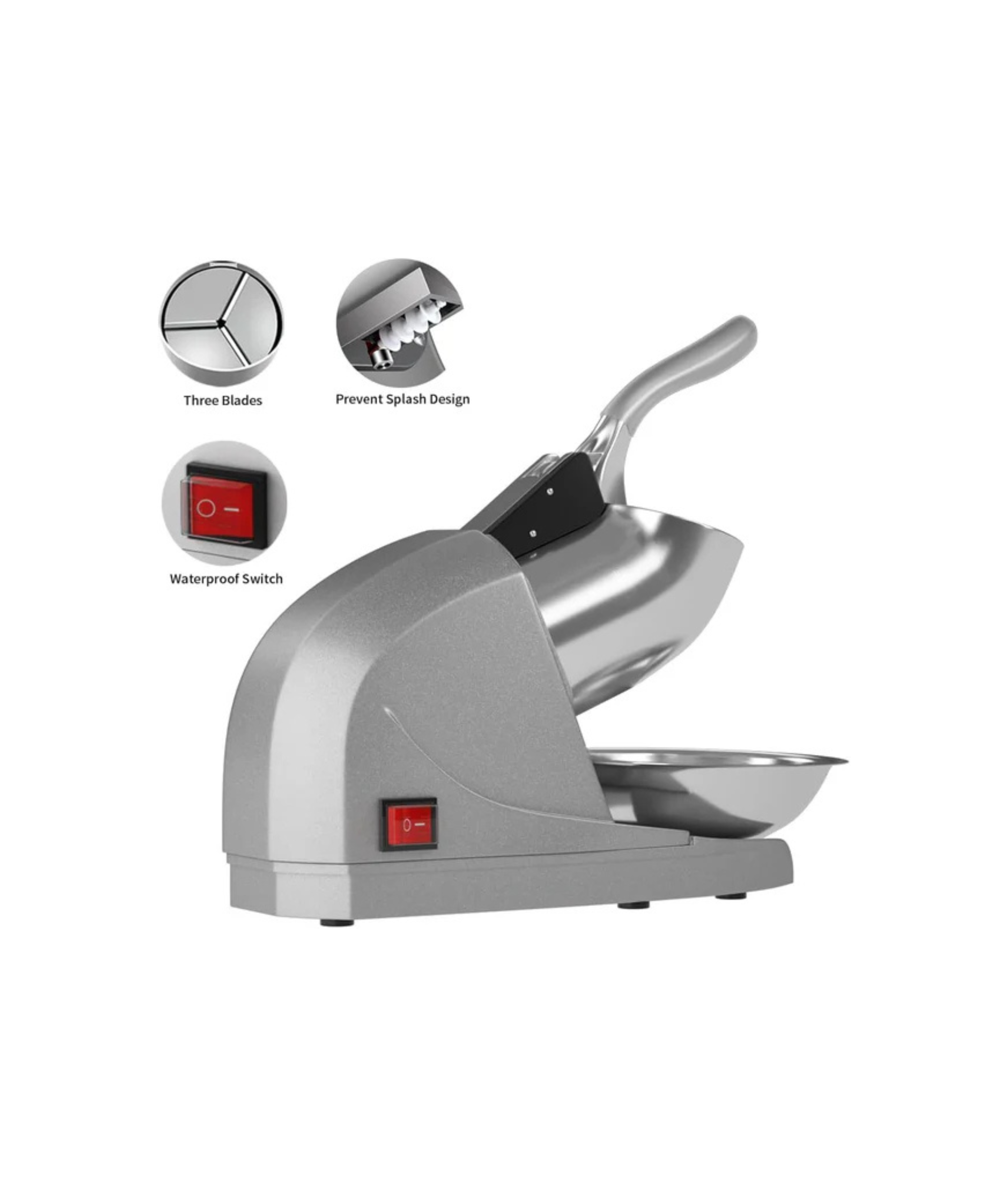 Industrial Multi-purpose Cube Ice Shaver Machines