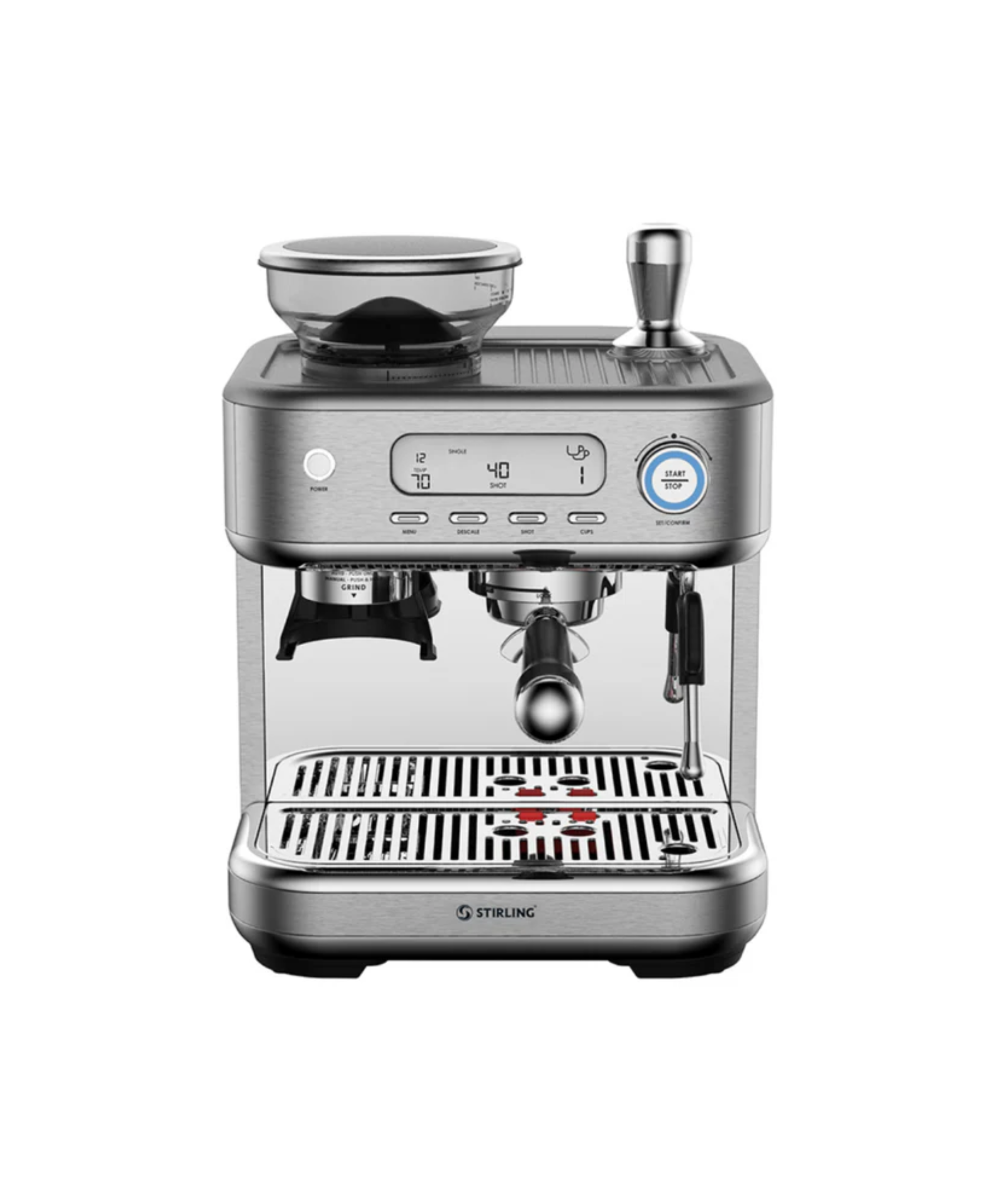 Stirling 15 Bar Espresso Machine With Grinder