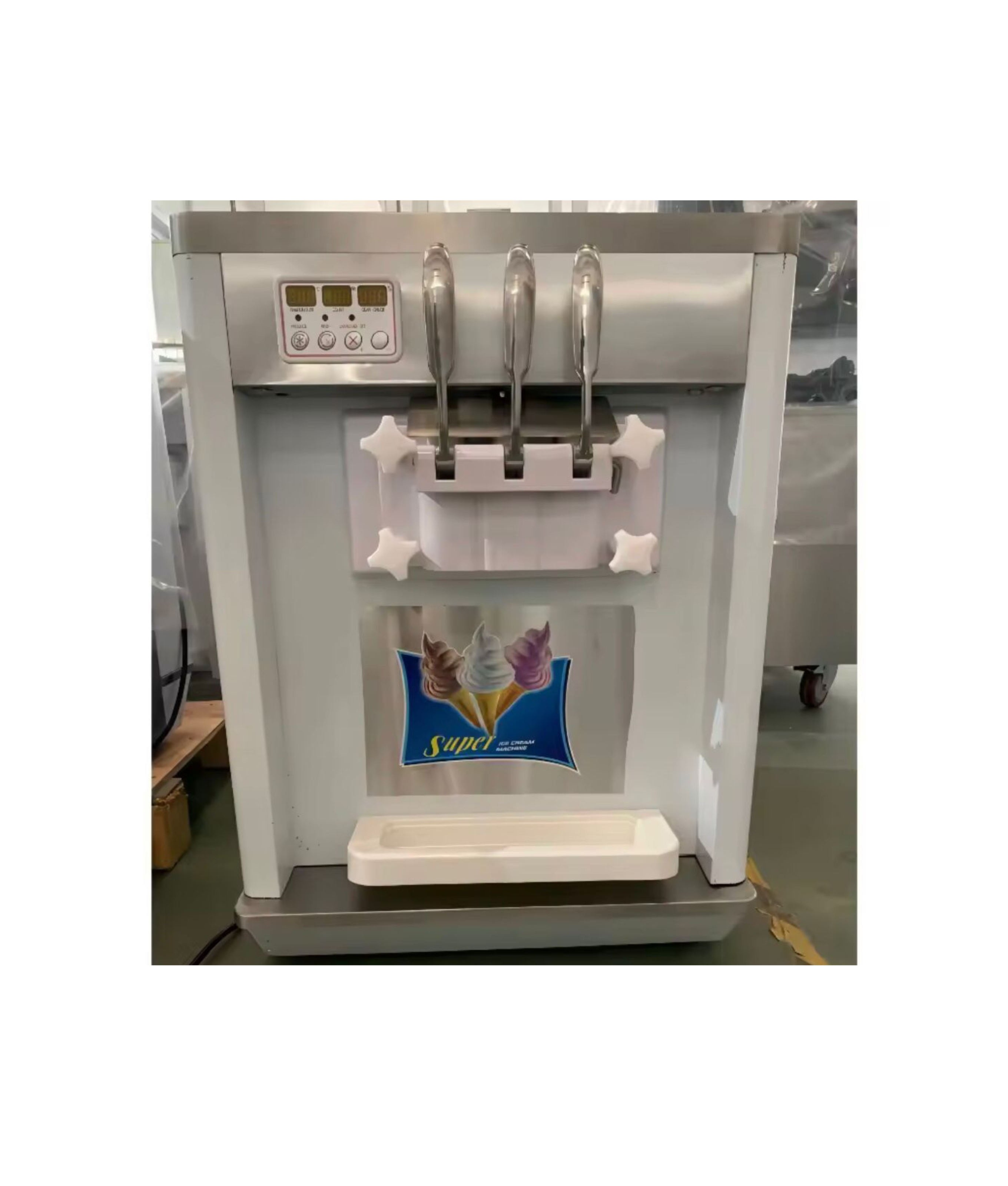 Industrial Soft Ice Cream Machine (3 nozzle)