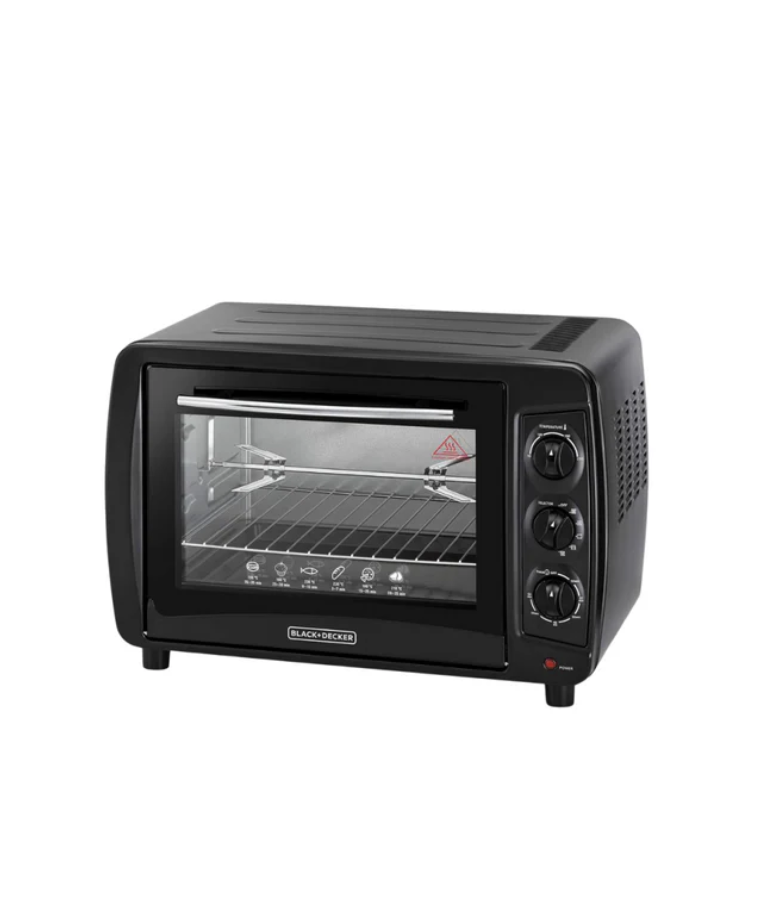Black & Decker 35L Toaster Oven with Double Glass & Rotisserie Oven