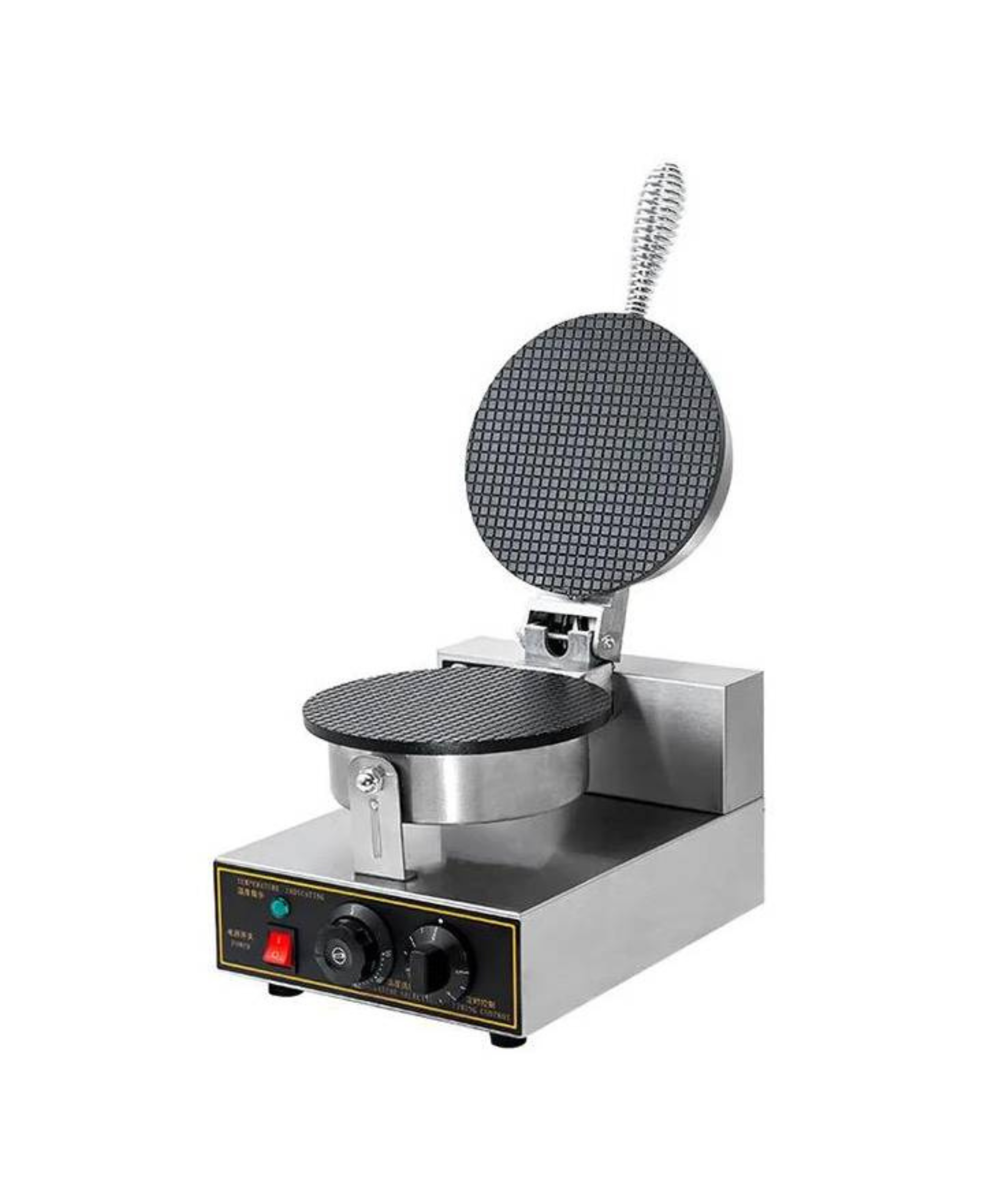 Industrial Electric Single Ice Cone Waffle Maker