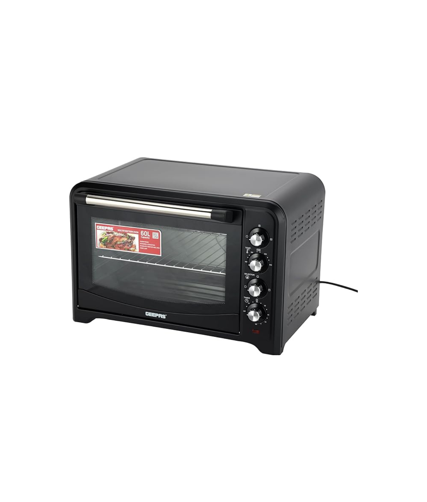 Geepas 60L Electric Oven with Rotisserie & Convection
