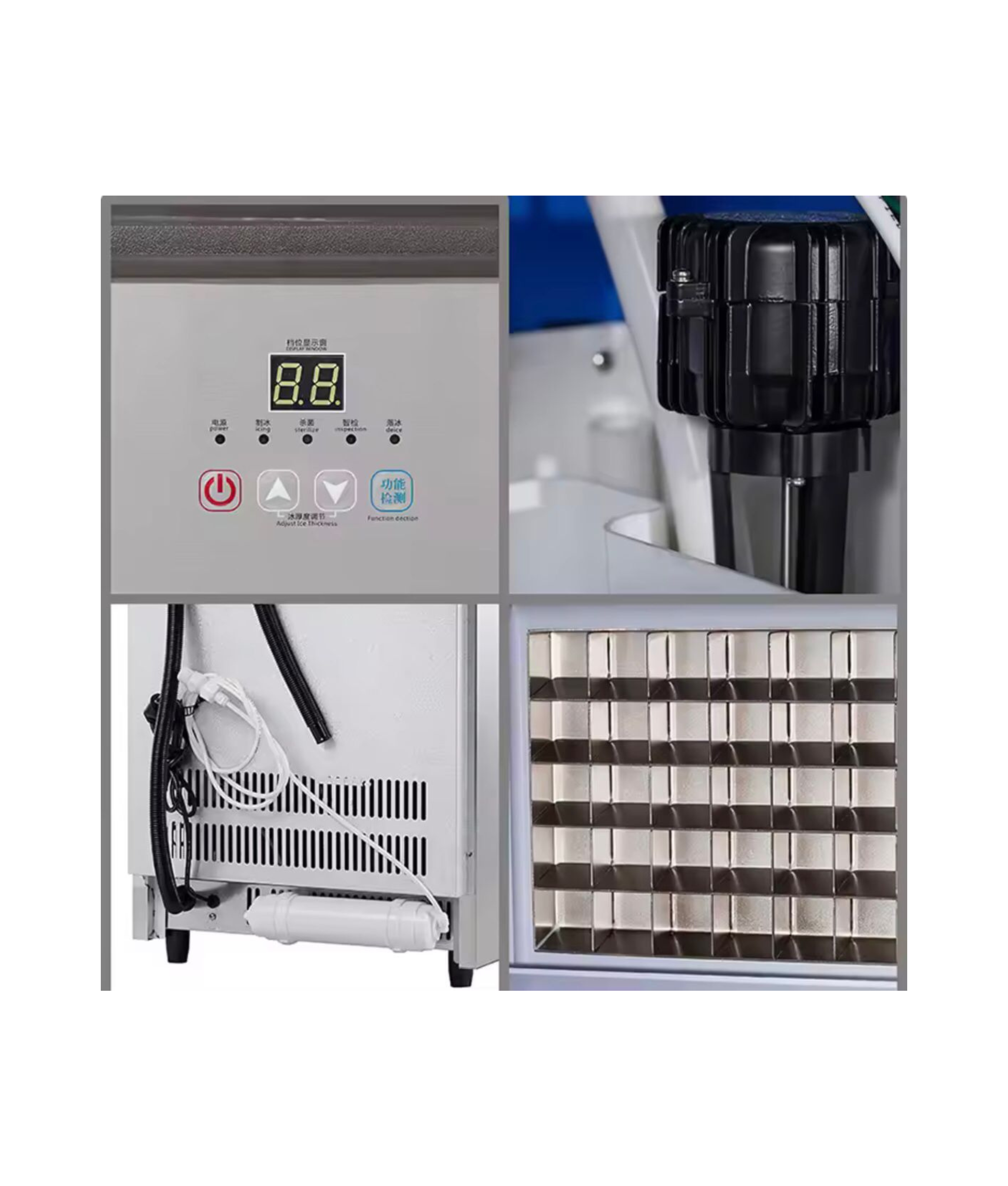 Industrial 50KG Ice Cube Machine