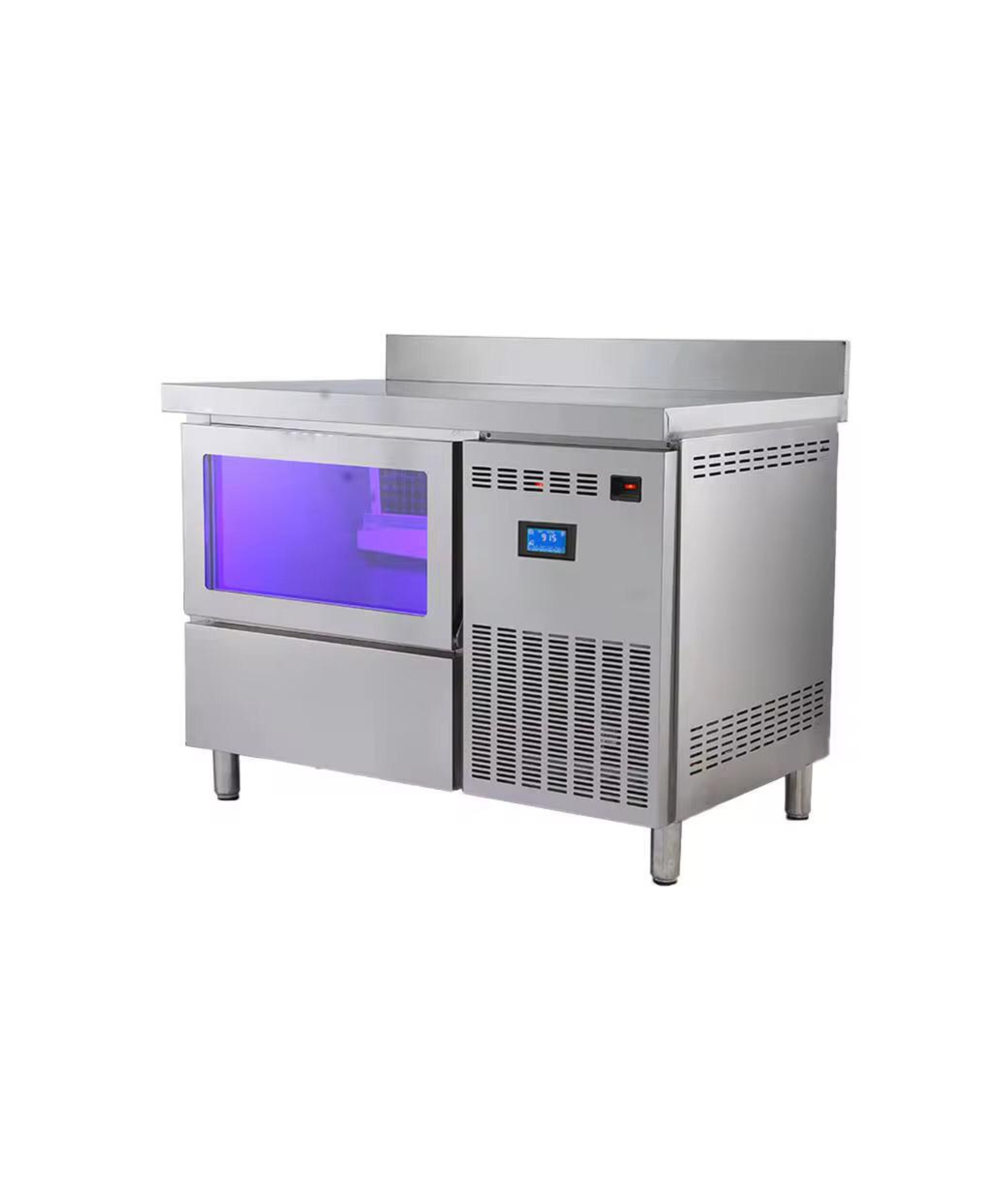 Industrial 80Kg Ice Machine Workbench