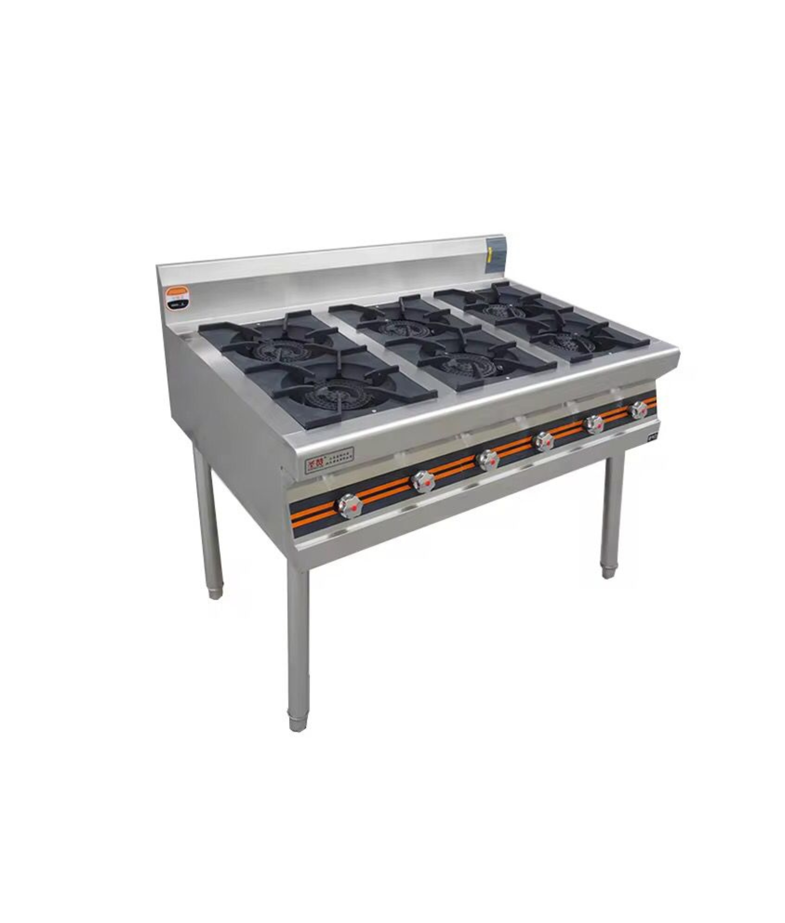 Industrial 06 Burner Stove With Stand (Oriental)