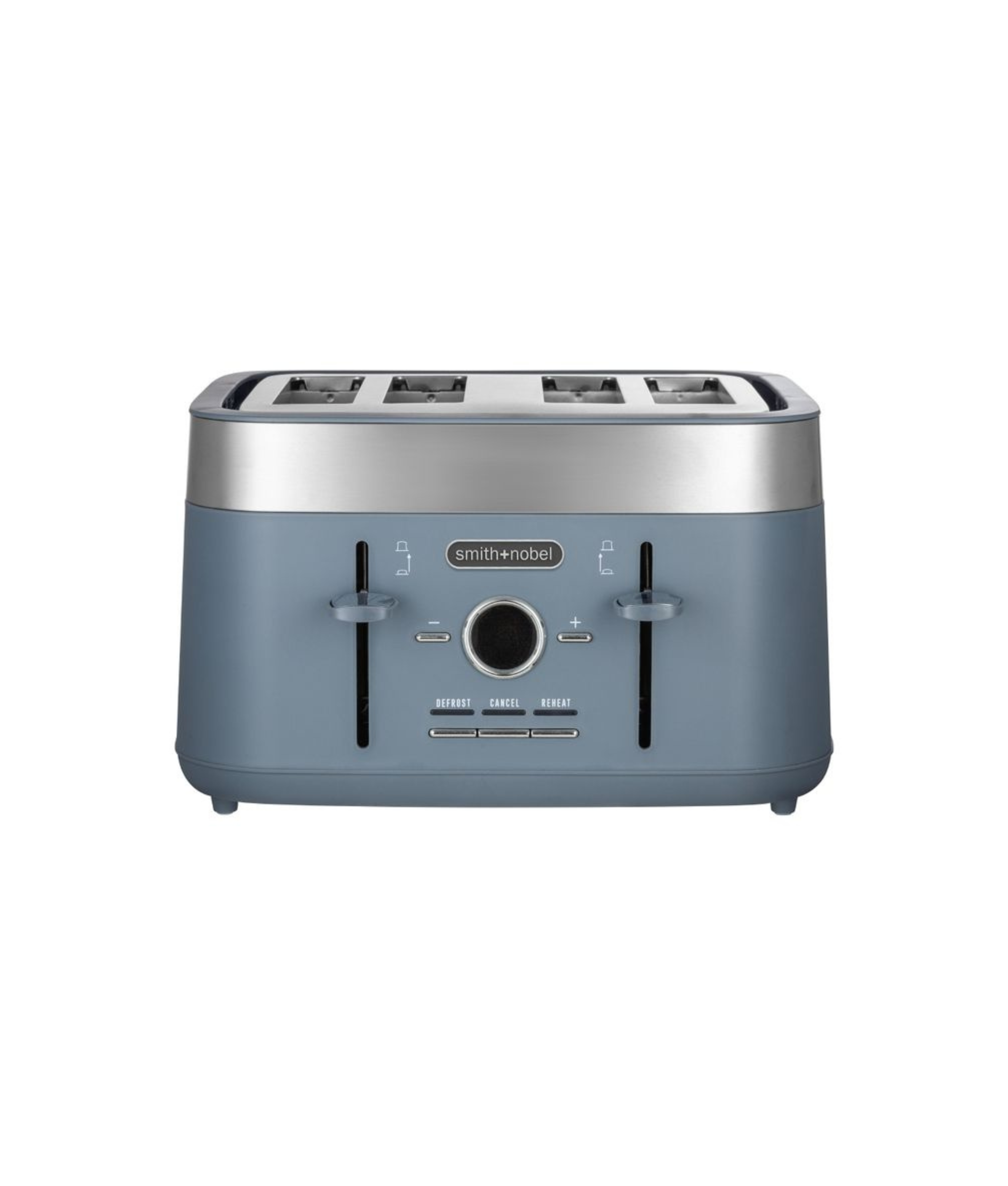 Smith + Nobel Colour Kitchen Digital Toaster Steel Blue 4 Slice