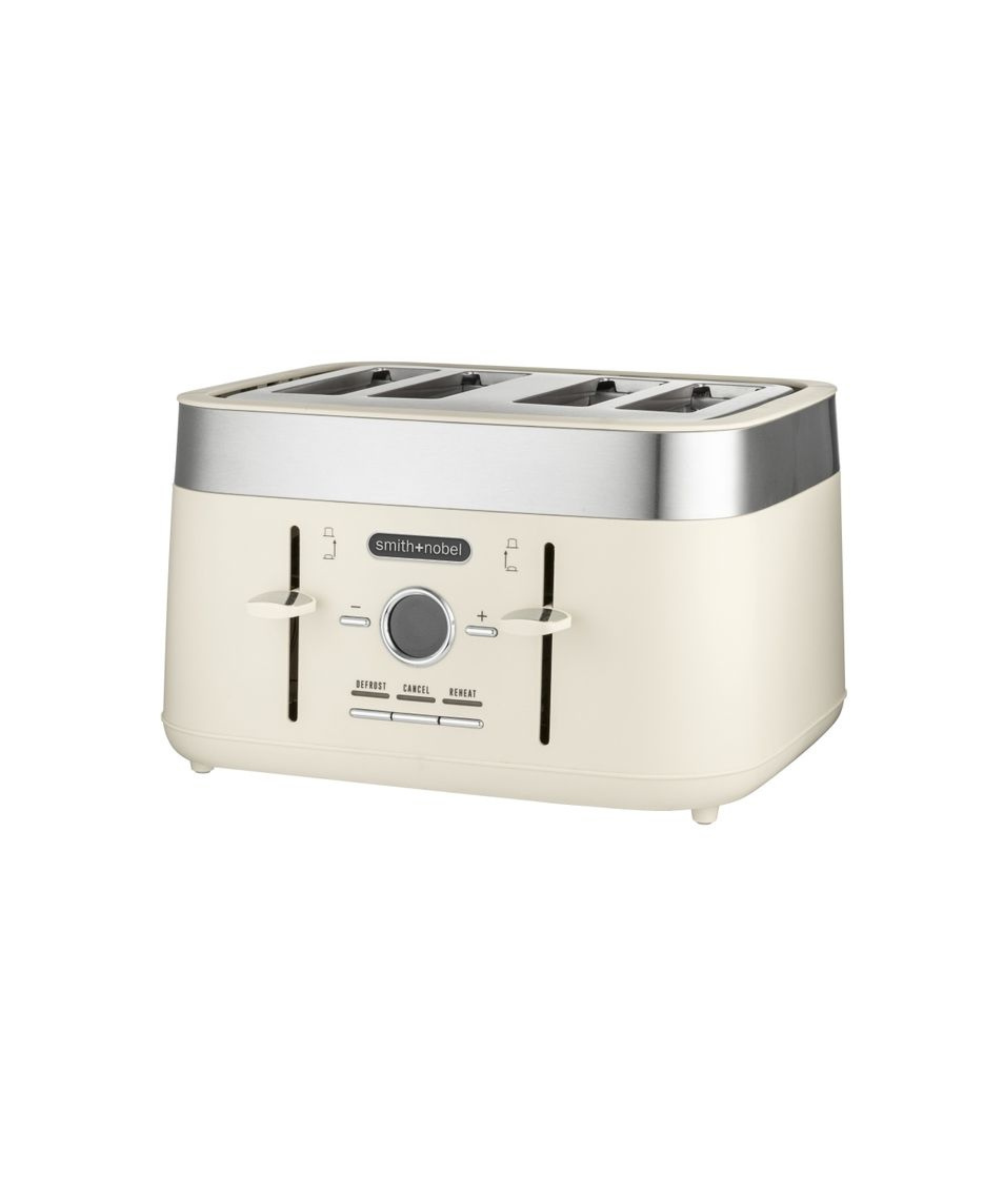 Smith + Nobel Colour Kitchen Digital Toaster Almond 4 Slice