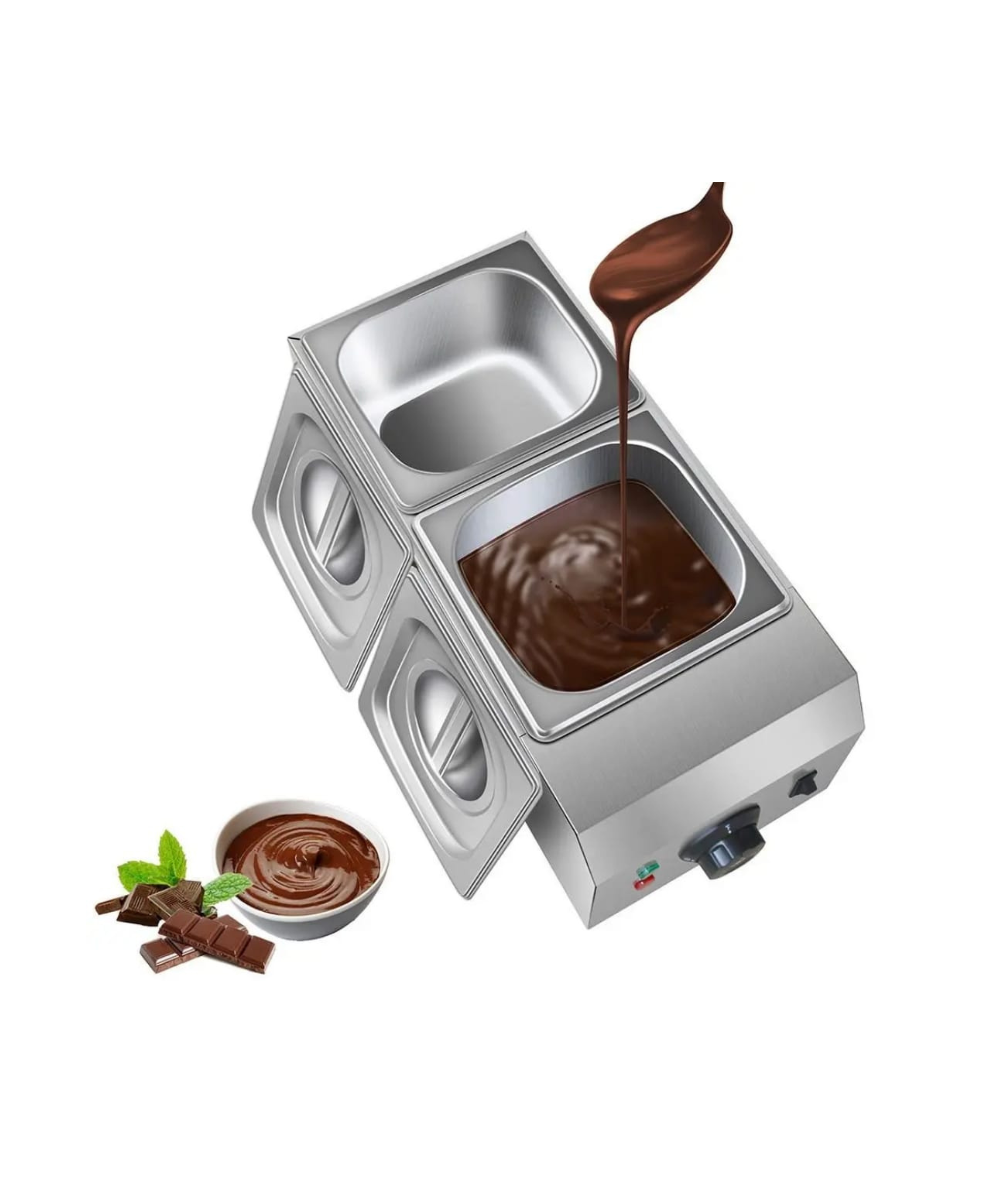 Industrial Chocolate Stove 02 Pans