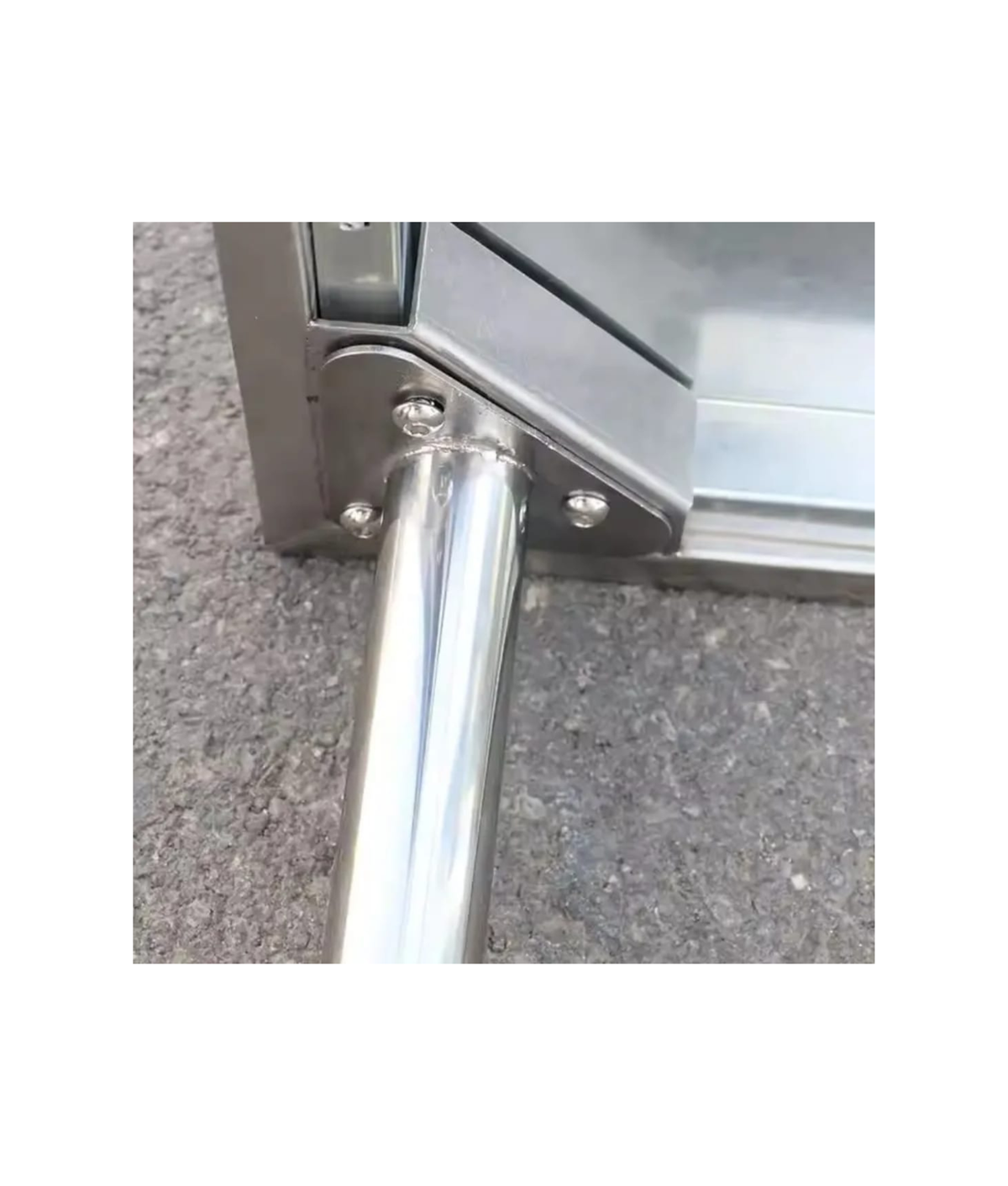 Stainless Working Table With Back-Splash 1000 x 700mm