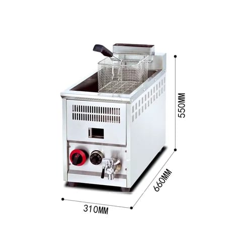 Industrial Large Tank 14L Gas Deep Fryer