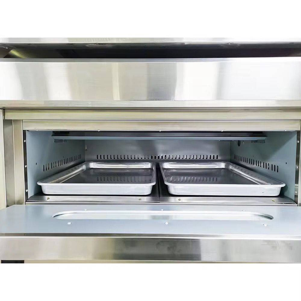 Industrial Gas Oven 2 Deck 4 Trays
