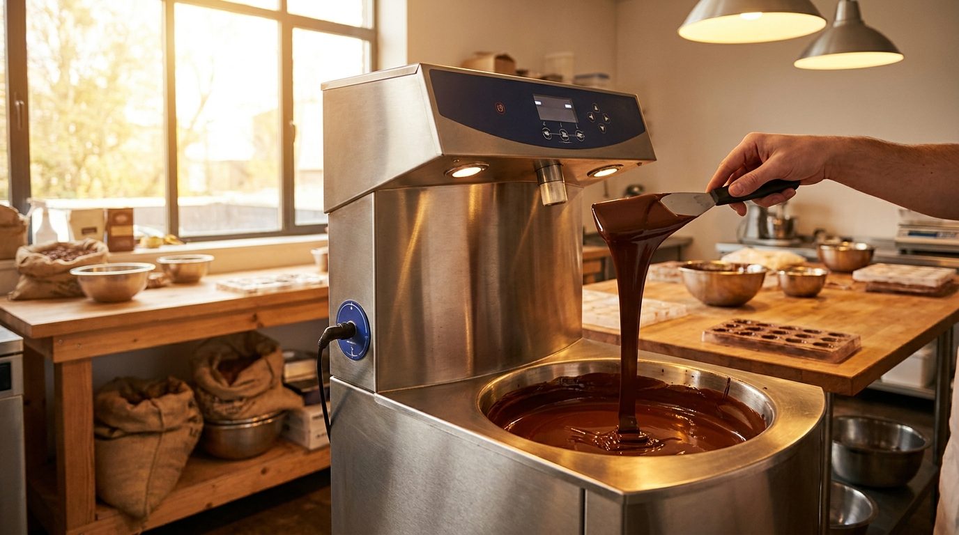 Chocolate Melting Machine Guide: Tempering, Capacity and Workflow