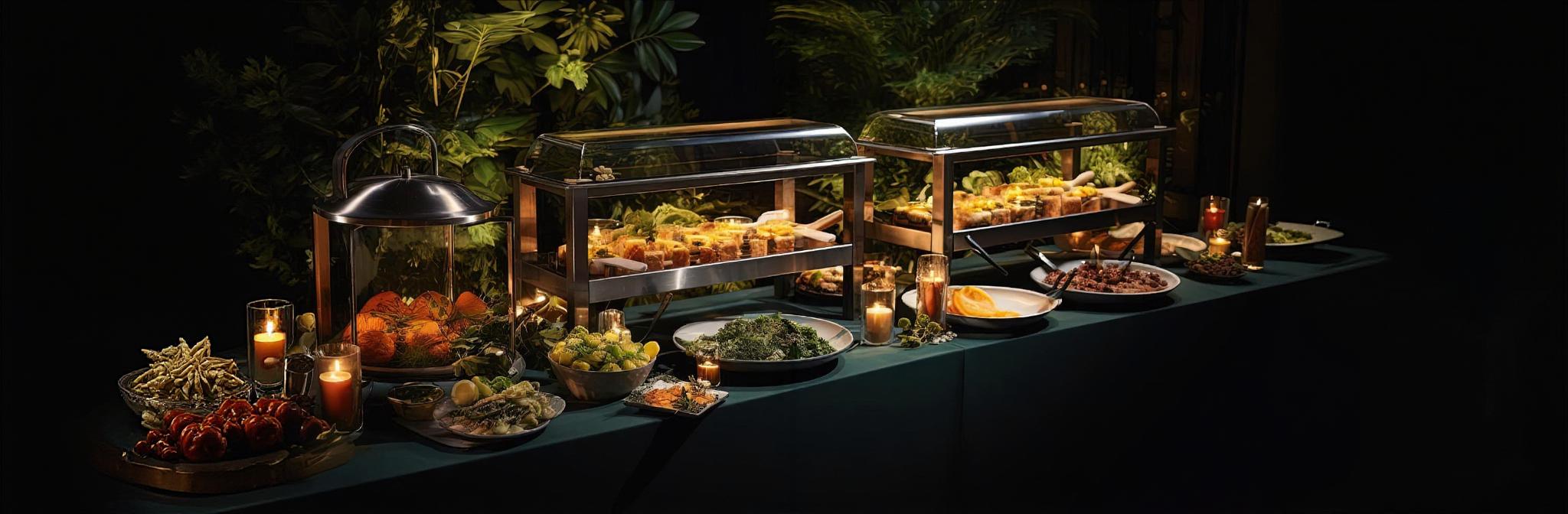 Buffet catering sets and chafing dishes in Sri Lanka