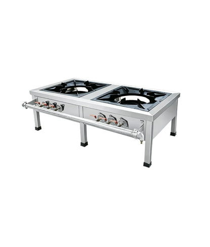 Industrial Stock Pot Cooker-04 Rings Double