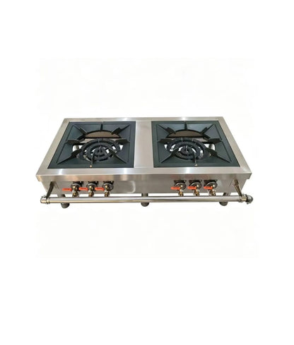 Industrial Stock Pot Cooker-03 Rings Double