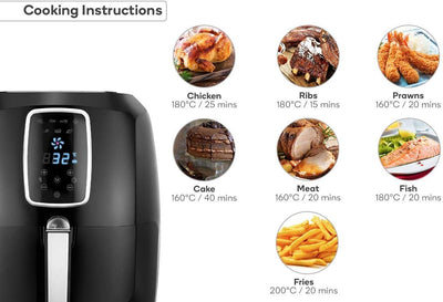 Kogan 6.2L Digital Low Fat 1800W Air Fryer - product view 3