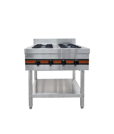 Industrial 04 Burner Stove With Stand (Oriental) - product view 2