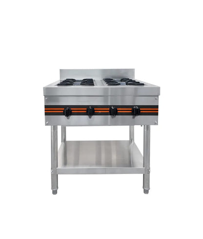 Industrial 04 Burner Stove With Stand (Oriental)