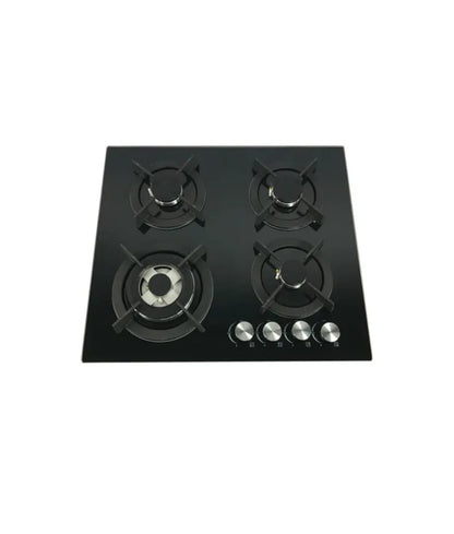 Gas 04 Burner Hob -Domestic (Glass top)