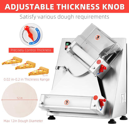 Commercial pizza dough sheeter