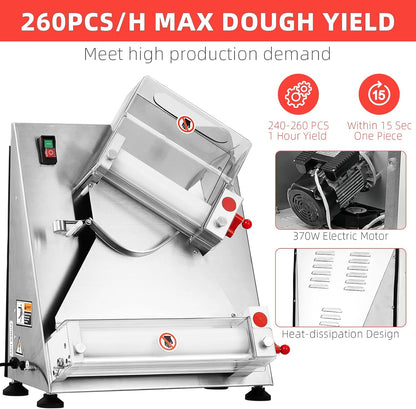 Commercial pizza dough sheeter