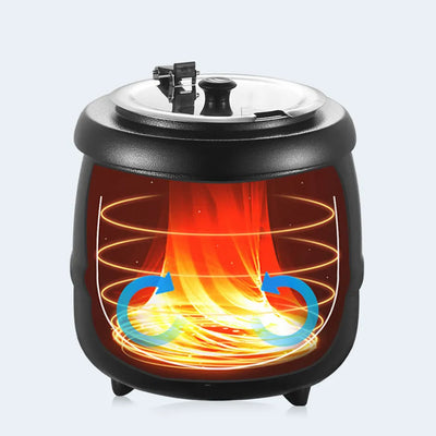Industrial 10l soup kettle - product view 2