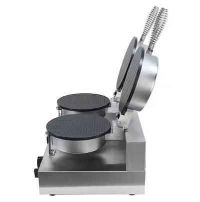 Industrial Electric Double Ice Cone Waffle Maker - product view 2