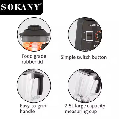 Sokany 5000W High Power Blender - product view 2